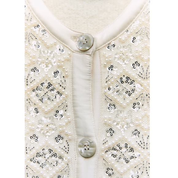 Zara beaded knit cardigan - Picture 9 of 10